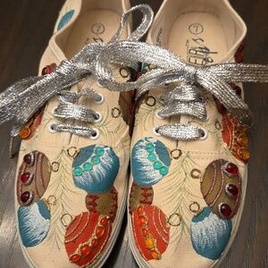 Colorful Embellished Women's Sneakers